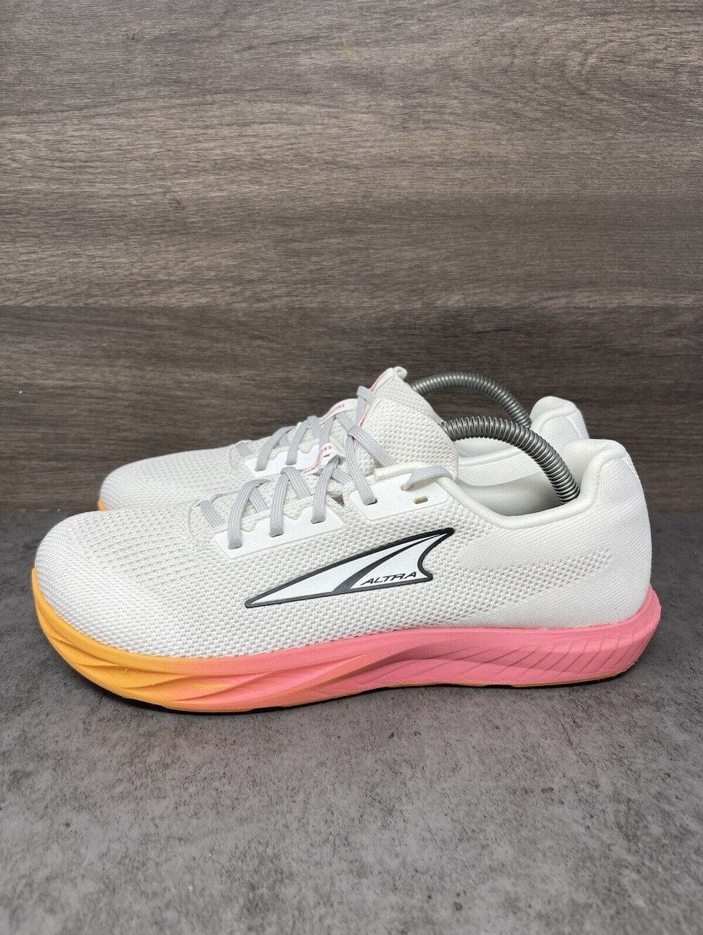 Altra Escalante 4 Size 10 Womens White Orange Zero Drop Road Running Shoes